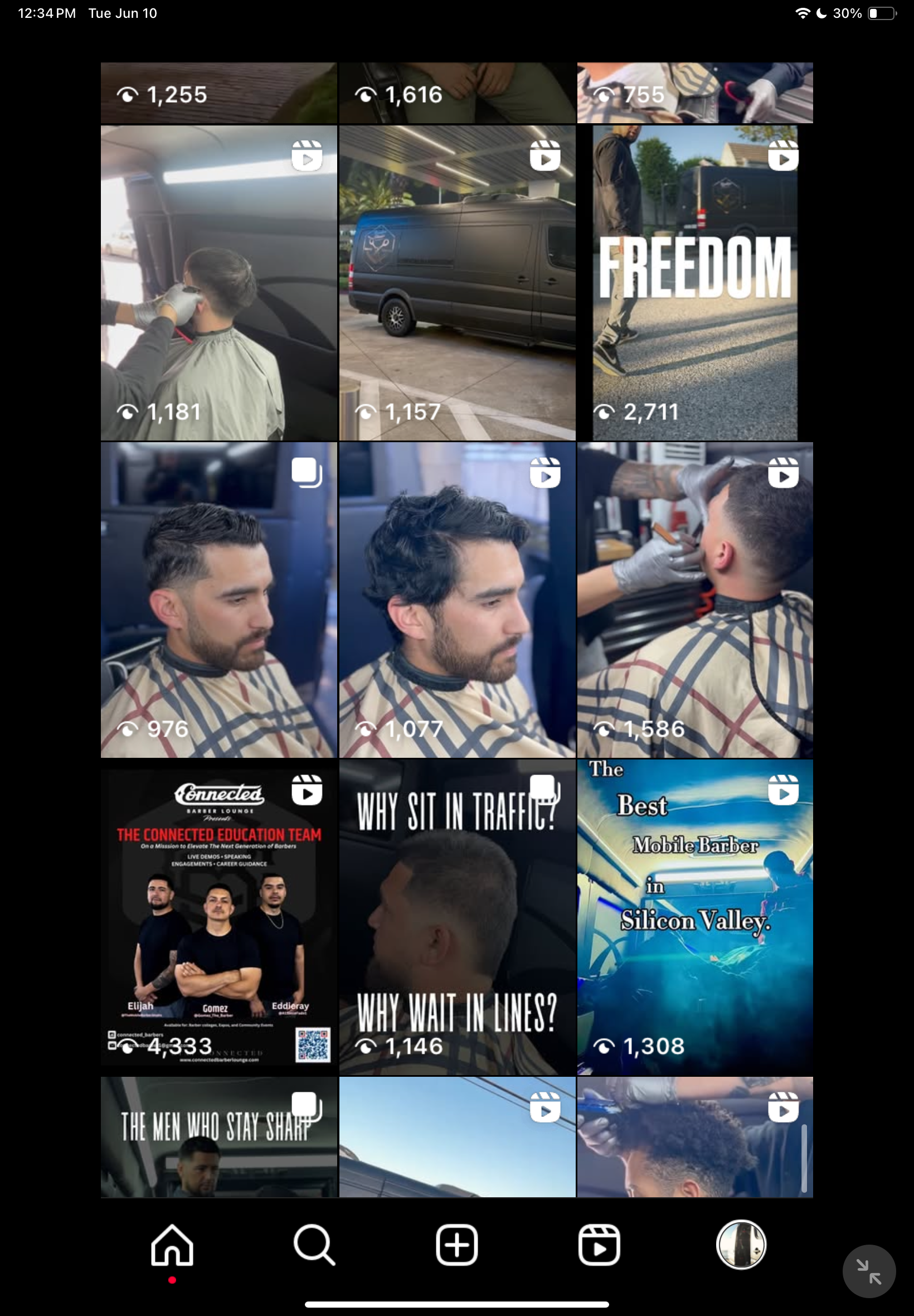 The Mobile Barber Studio Instagram 1