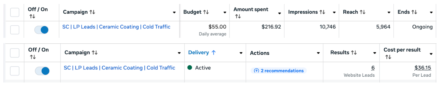 Shine Coat Results Screenshot 2